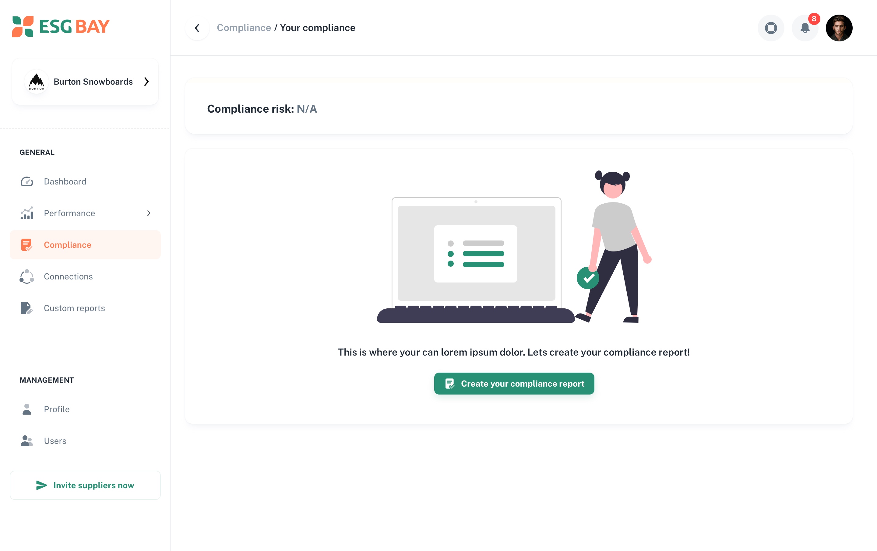 Compliance screen 1